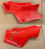 Side cover, right Honda XL250R 1982 red colour R110, XL500R by adding a front bracket